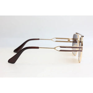 Balmain - B258 - Golden - Brown Gradient - Metal - Square - Sunglasses - Eyewear