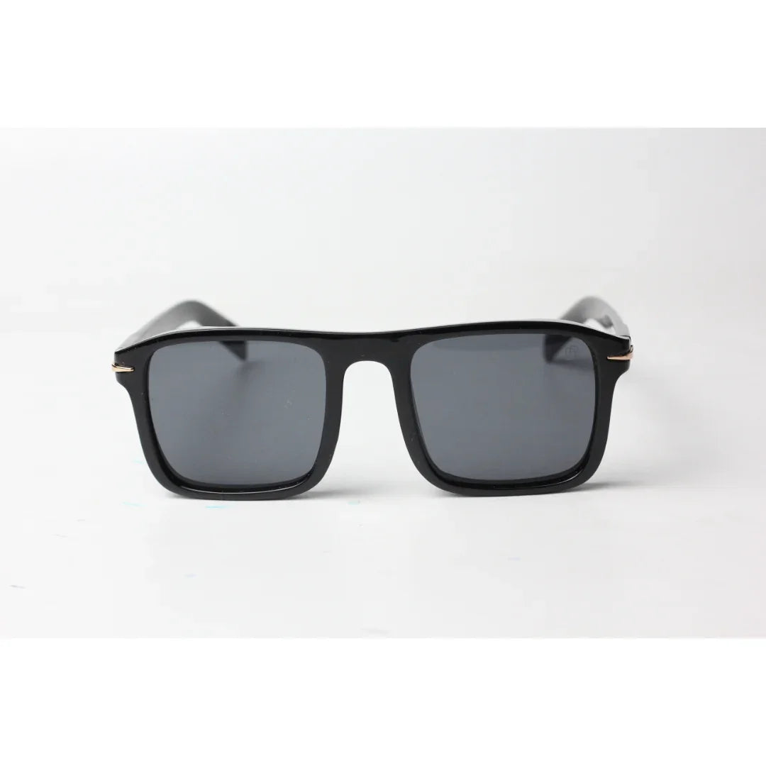 David Beckham - 2004 - Black - Bold - Acetate - Rectangle - Sunglasses - Eyewear