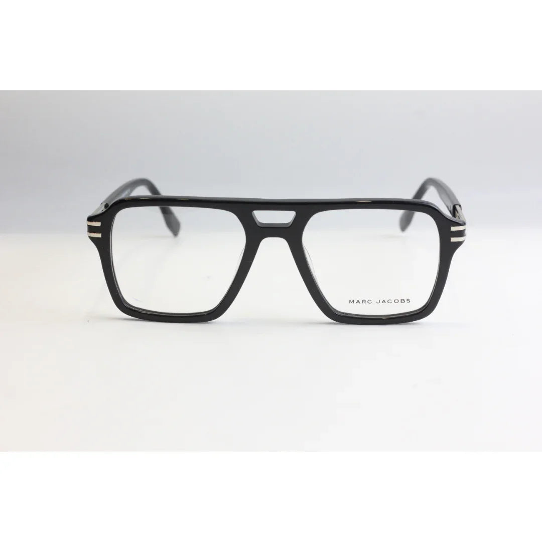 Marc Jacobs - 678 - Black - Silver - Acetate - Metal - Square - Premium Optics - Eyewear