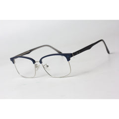 راي بان - 1200 - كلوب ماستر - ازرق - فضي - ملحق - مستقطب - اسيتات - معدن - مستطيل - نظارات شمسية - نظارات طبية