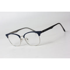 راي بان - 1203 - كلوب ماستر - ازرق - فضي - ملحق - مستقطب - اسيتات - معدن - مستطيل - نظارات شمسية - نظارات طبية