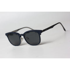 راي بان - 1203 - كلوب ماستر - ازرق - فضي - ملحق - مستقطب - اسيتات - معدن - مستطيل - نظارات شمسية - نظارات طبية