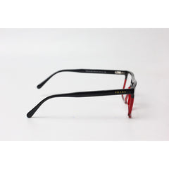 برادا - C2 - أسود - بني محمر - أسيتات - مستطيل - نظارات بريميوم أوبتيكس - نظارات