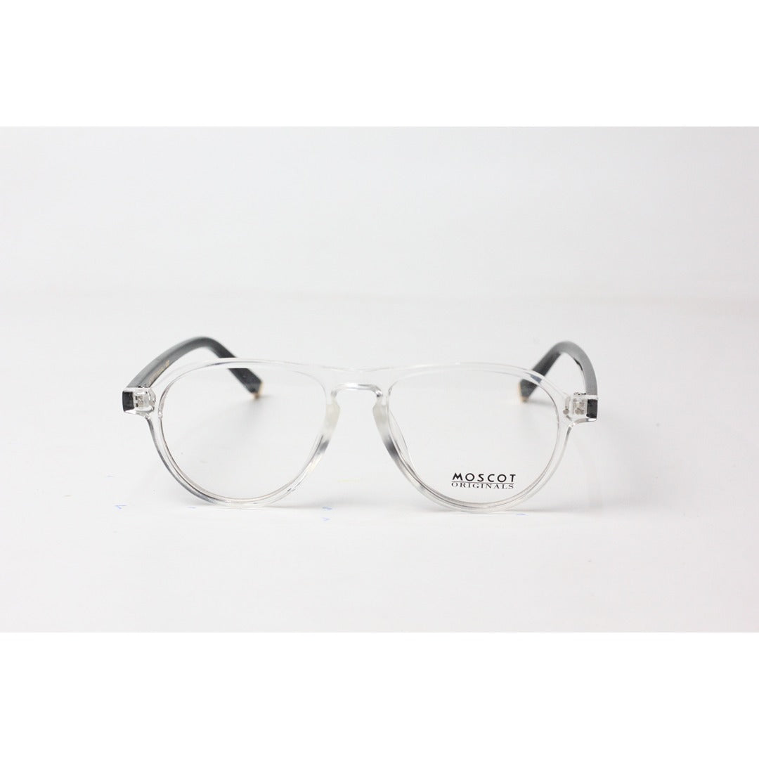 Moscot - Jasper - Transparent - Black - Round - Optics - Eyewear