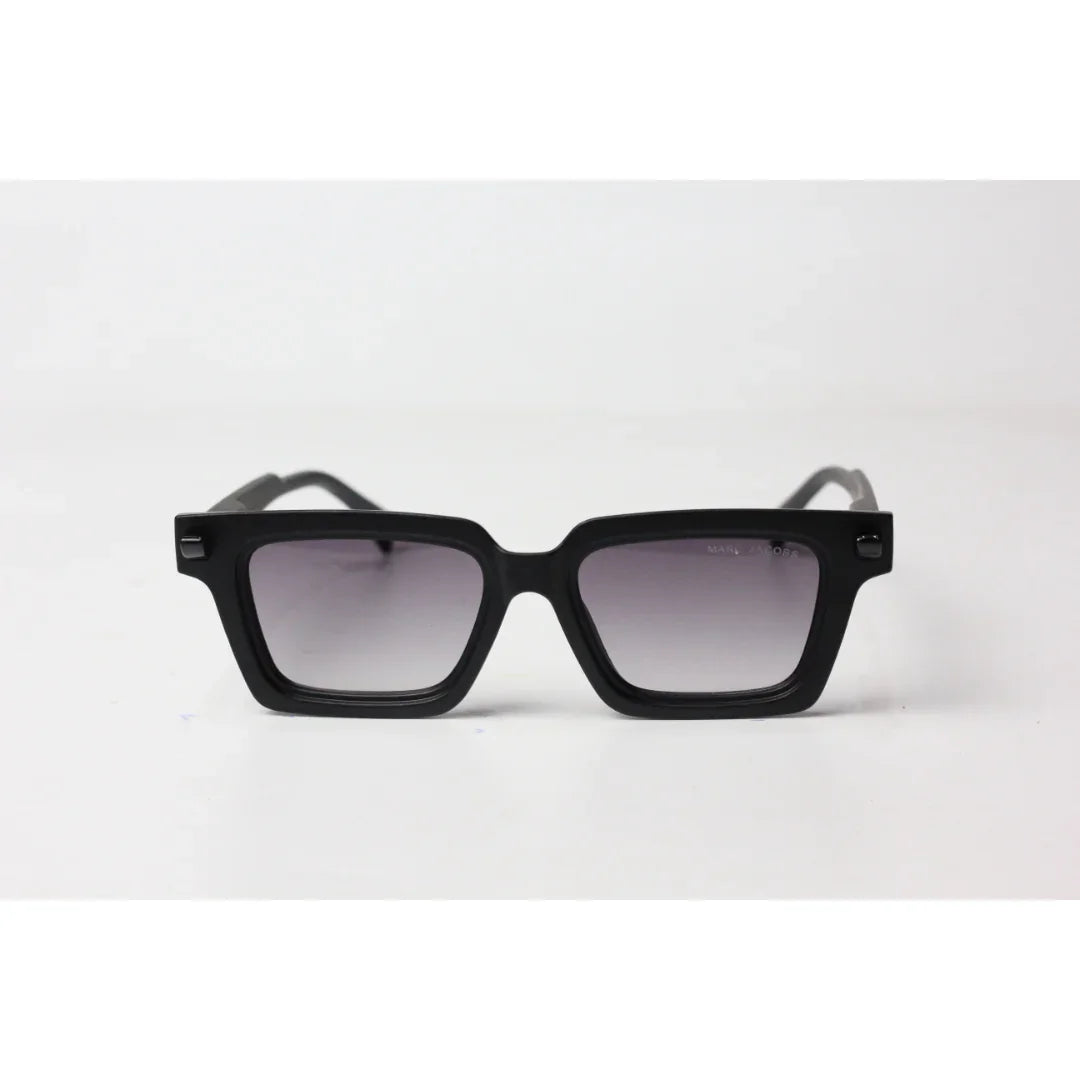 Marc Jacobs - 9565 - Matt Black - Black Gradient - Acetate - Rectangle - Sunglasses - Eyewear