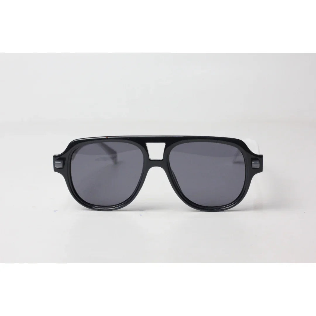 Marc Jacobs - 9560 - Navy Blue - White - Acetate - Aviator - Sunglasses - Eyewear