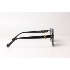 Louis Vuitton – 5550 – Black - Metal - Acetate - Square - Sunglasses - Eyewear