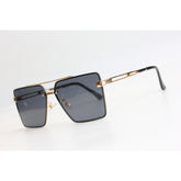 Louis Vuitton – 2228 – Black - Golden - Metal - Square - Sunglasses - Eyewear