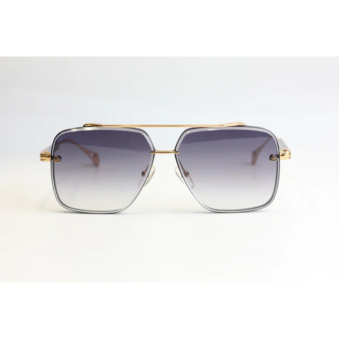 Maybach - The GEN II - S-LV-Z26 - Black Gradient - Golden - Metal - Square - Premium Sunglasses - Eyewear