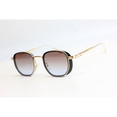 Maybach - M900 - Brown Gradient - Golden - Metal - Acetate  - Round - Sunglasses - Eyewear