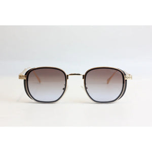Maybach - M900 - Brown Gradient - Golden - Metal - Acetate - Round - Sunglasses - Eyewear