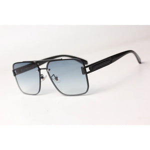 Maybach – 8881 - Black - Blue Gradient - Metal - Square - Sunglasses - Eyewear