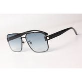 Maybach – 8881 - Black - Blue Gradient - Metal - Square - Sunglasses - Eyewear