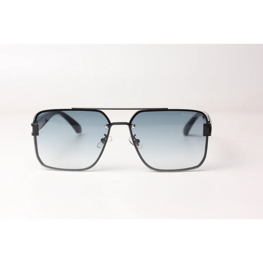 Maybach – 8881 - Black - Blue Gradient - Metal - Square - Sunglasses - Eyewear