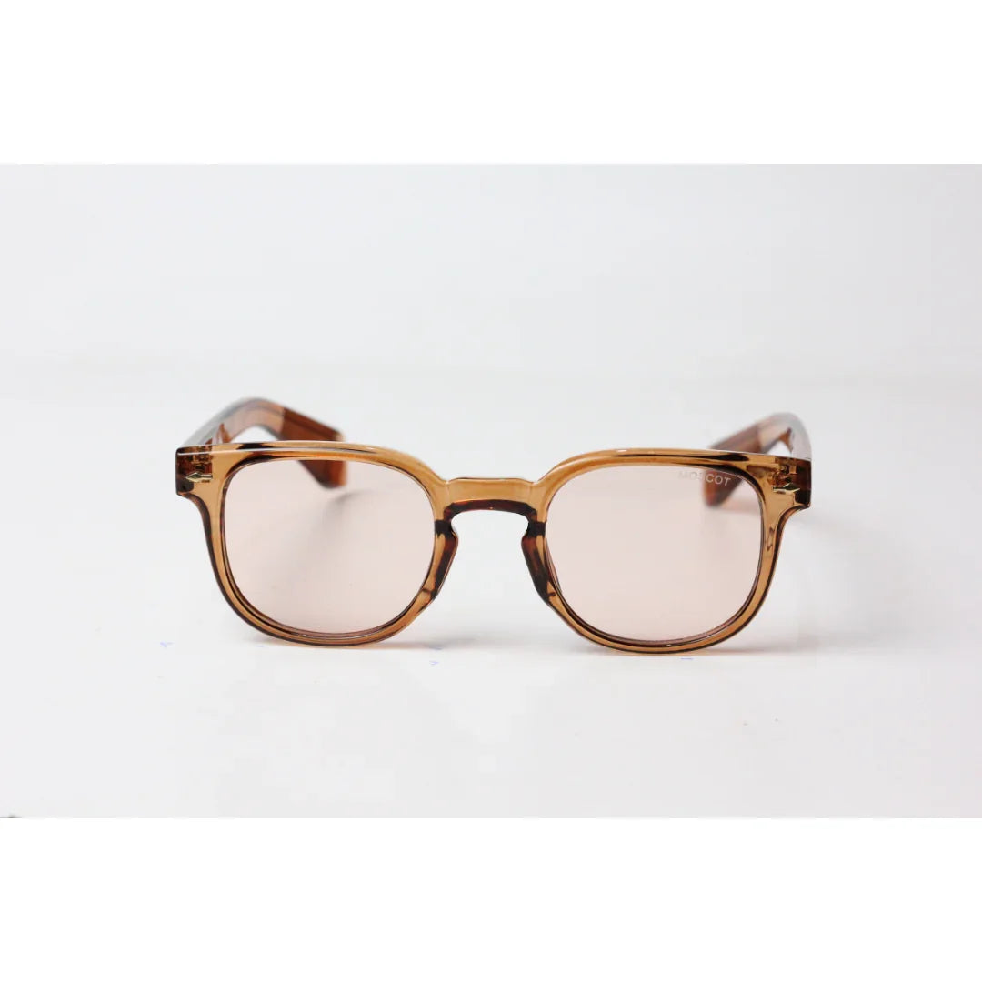 موسكوت - 1502 - بني - ملون - أسيتات - دائري - نظارات شمسية - نظارات طبية