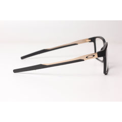 أوكلي - ميتالينك - OK02 - أسود ذهبي - TR - منحني - خفيف الوزن - مربع - نظارات طبية فاخرة
