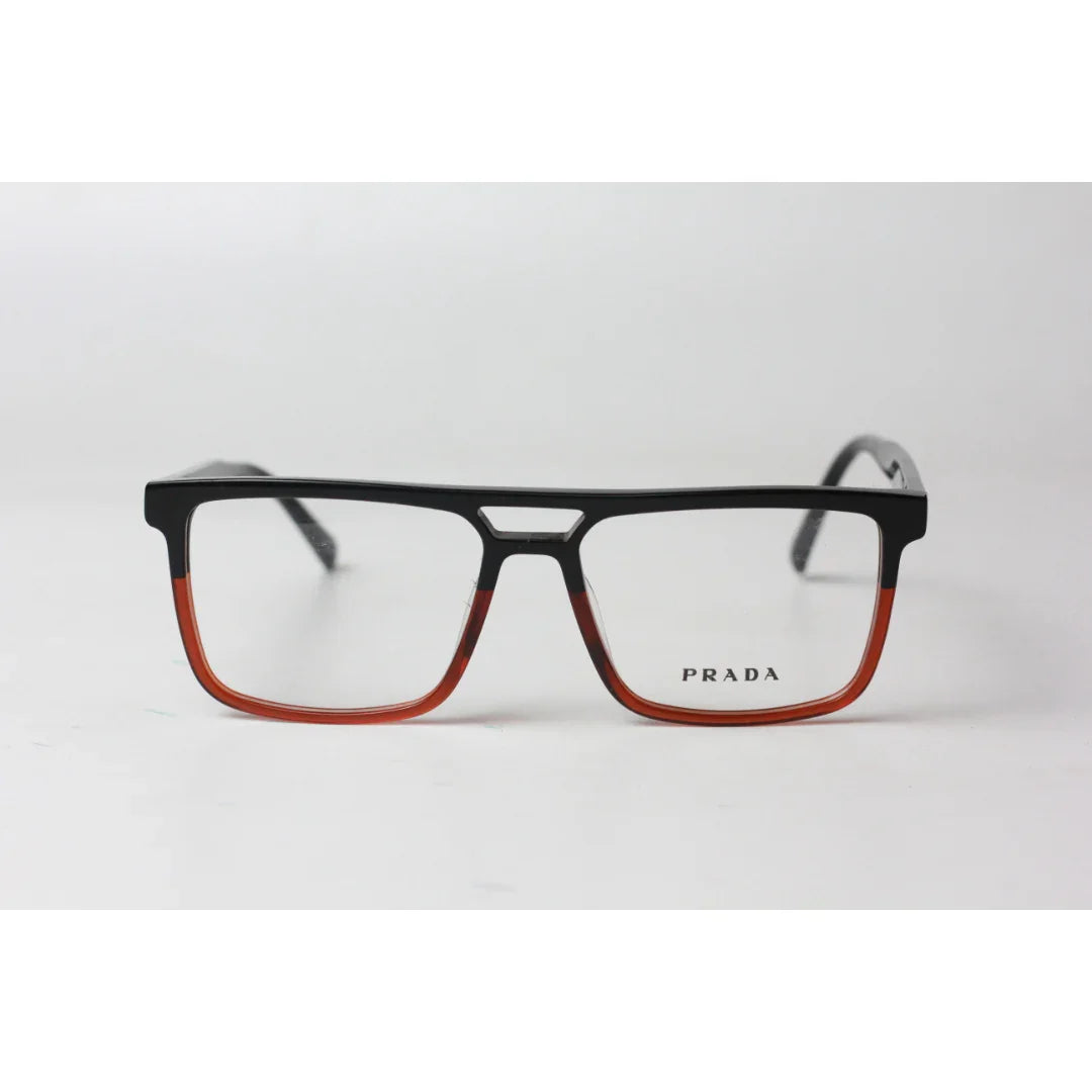 Prada - C2 - Black - Brown - Acetate - Rectangle - Premium Optics - Eyewear