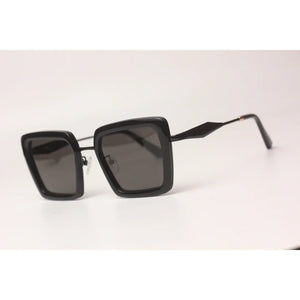 Prada - PR 55ZS - Black - Acetate - Metal - Square - Premium Sunglasses - Eyewear