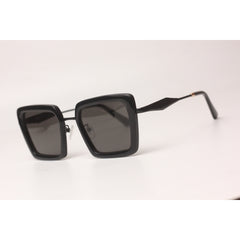 Prada - PR 55ZS - Black - Acetate - Metal - Square - Premium Sunglasses - Eyewear
