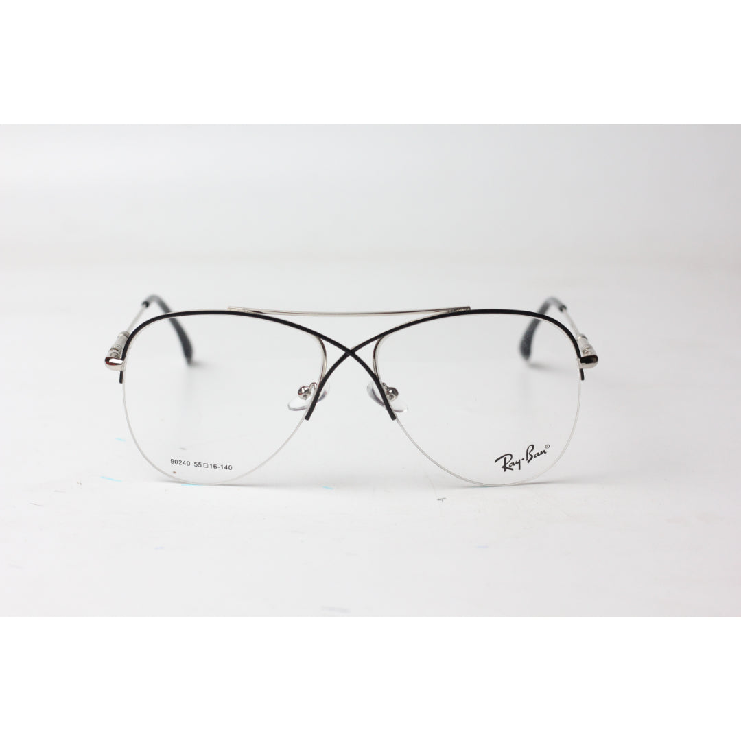 Ray Ban - Cross - 6490 - Silver - Black - Metal - Aviator - Optics - Eyewear