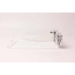 XSHADES - Rapperz - 7100 - شفاف أبيض - أسود - أسيتات - مربع - نظارات شمسية - نظارات طبية