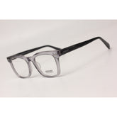 موسكوت - رمادي شفاف - جريء - أسيتات - مربع - نظارات بريميوم - نظارات