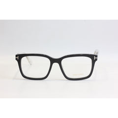 Tom Ford - TF5715 - Black - White Transparent - Acetate - Square - Premium Optics - Eyewear
