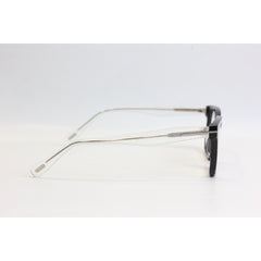 Tom Ford - TF5715 - Black - White Transparent - Acetate - Square - Premium Optics - Eyewear