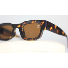 XSHADES - Rapperz - 7100 - سلحفاة - بني - مستقطبة - أسيتات - مربع - نظارات شمسية - نظارات طبية