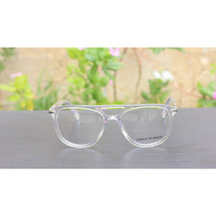 جورجيو أرماني - 0706 - أبيض شفاف - TR - نظارة شمسية دائرية بإطار طيار - نظارات بريميوم أوبتيكس - نظارات