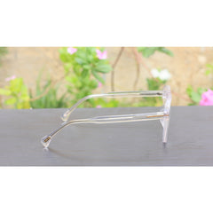 جورجيو أرماني - 0706 - أبيض شفاف - TR - نظارة شمسية دائرية بإطار طيار - نظارات بريميوم أوبتيكس - نظارات