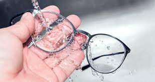 cleaning plastic lenses