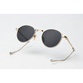 Jacques Marie Mage - ARCHIBALD - Foldable - Silver Golden - Black - Metal - Round - Premium Sunglasses
