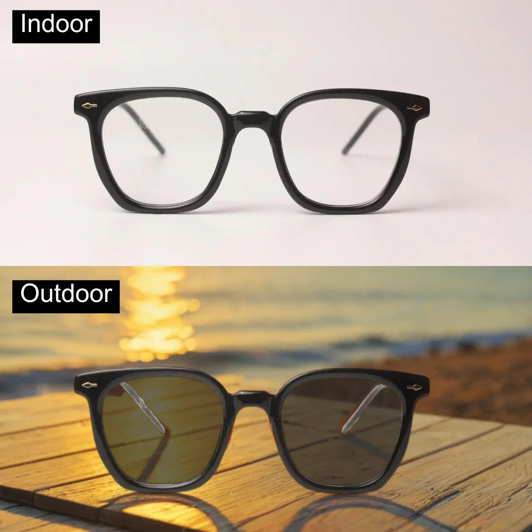 BOLDOZ - M520 - Transition - Black Tortoise - Acetate - Bold - Square - Optics - Eyewear 