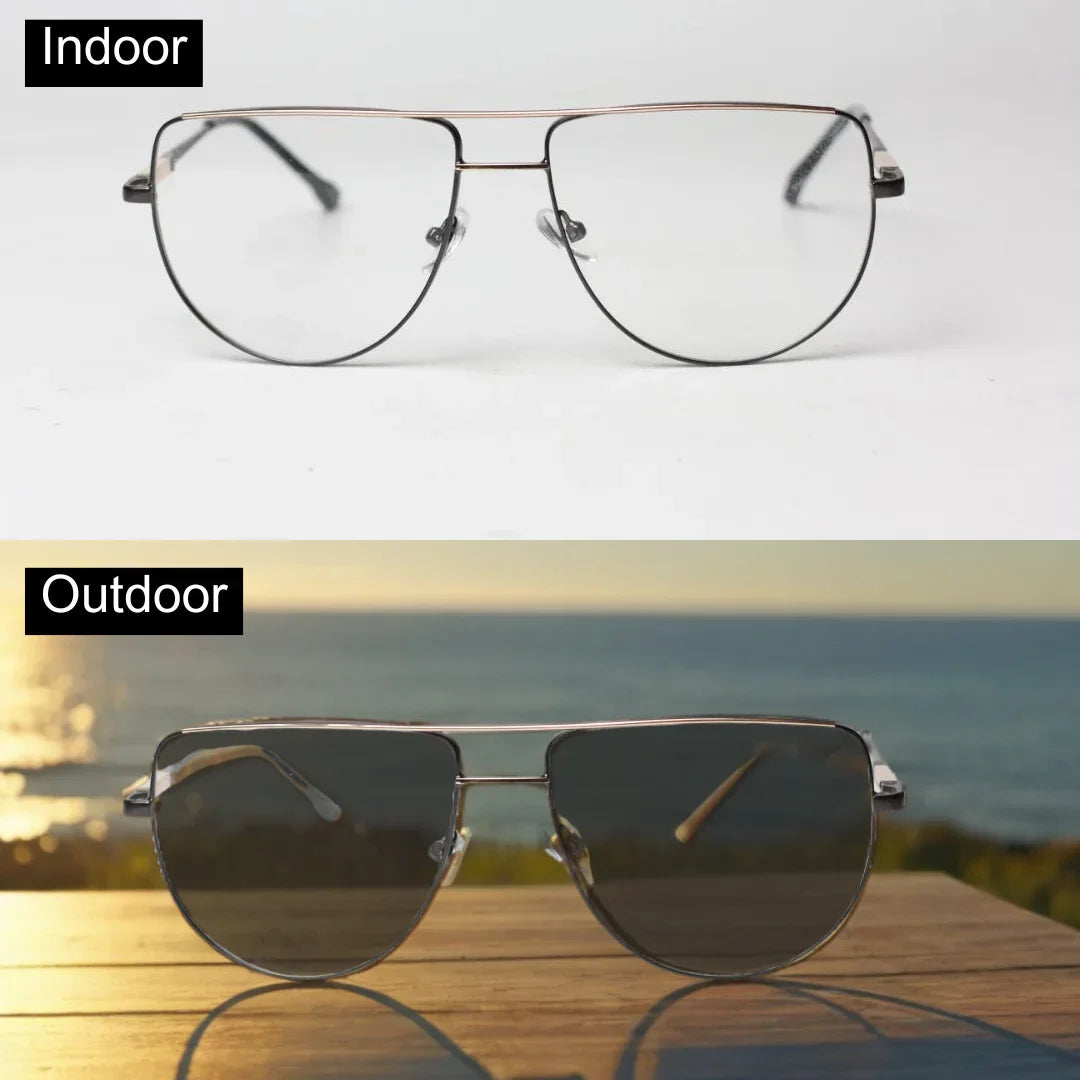 برادا - M14 - ترانزيشن - جسر مزدوج - معدن - طيار - بصريات - نظارات 