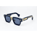 T HENRI - Maison Galactique - CO2 - Cosmic Twilight Blue - Silver - Golden - Acetate - Square - Premium Sunglasses