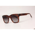 Calvin Klein - Polarized - Marble Brown - Acetate - Square - Premium Sunglasses - Eyewear