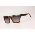 Calvin Klein - Polarized - Marble Brown - Acetate - Rectangle - Premium Sunglasses - Eyewear
