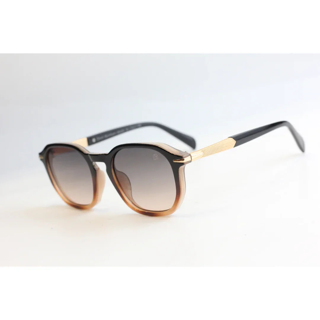 ديفيد بيكهام - DB 1115 - Tropical Gradient - خلات - معدن - دائري - نظارات شمسية - نظارات طبية