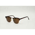 Ray Ban - RB 3016 - Clubmaster - 51 mm - Tortoise Brown - Golden - Round - Premium Sunglasses - Eyewear