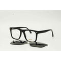 KENT - SA2329 - Attachments - Black - Polarized - Acetate - Square - Premium Optics - Eyewear