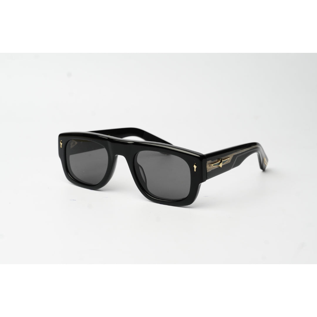 Jacques Marie Mage - Thundercloud - Black Golden - Acetate - Rectangle - Premium Sunglasses - Eyewear