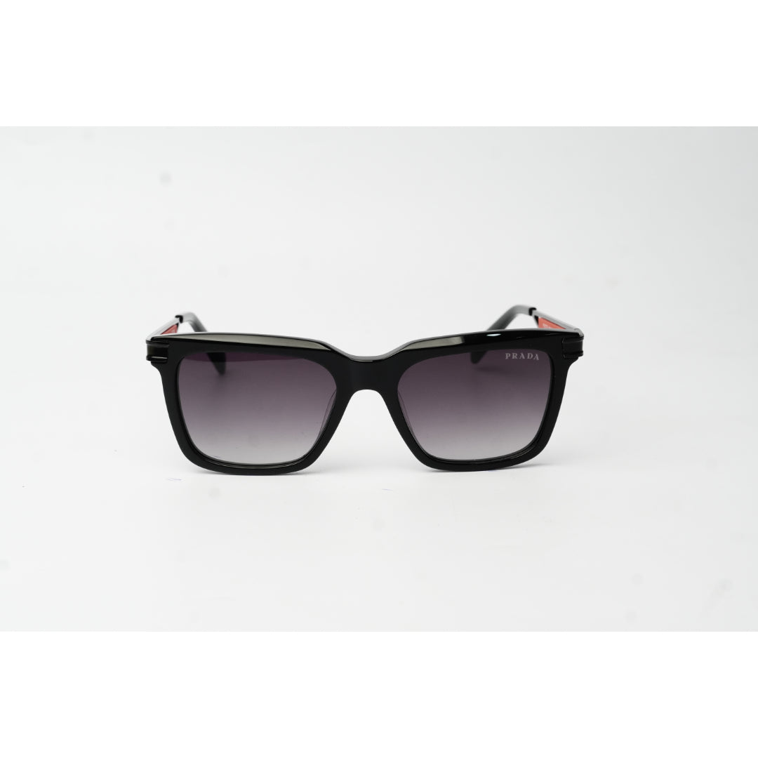Prada - PS 07ZS - Black - Gradient - Acetate - Metal - Square - Premium Sunglasses - Eyewear