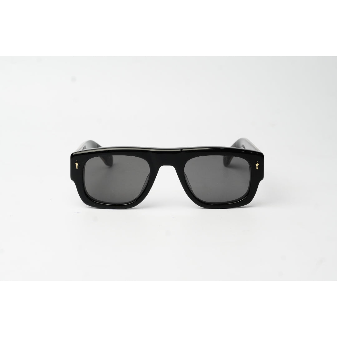 Jacques Marie Mage - Thundercloud - Black Golden - Acetate - Rectangle - Premium Sunglasses - Eyewear