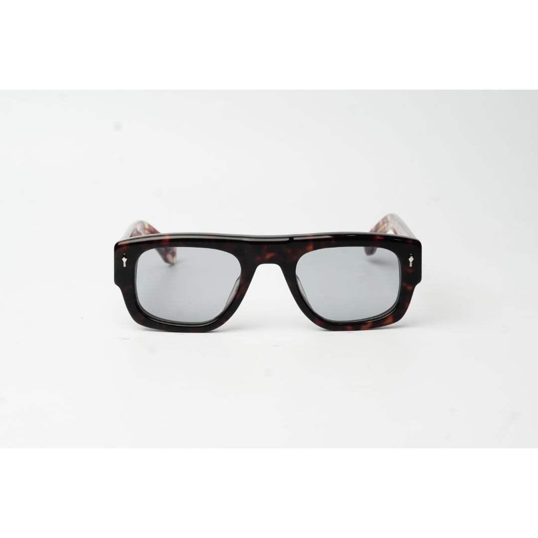 Jacques Marie Mage - Thundercloud - Reddish Tortoise Marble Brown - Tinted - Acetate - Rectangle - Premium Sunglasses - Eyewear