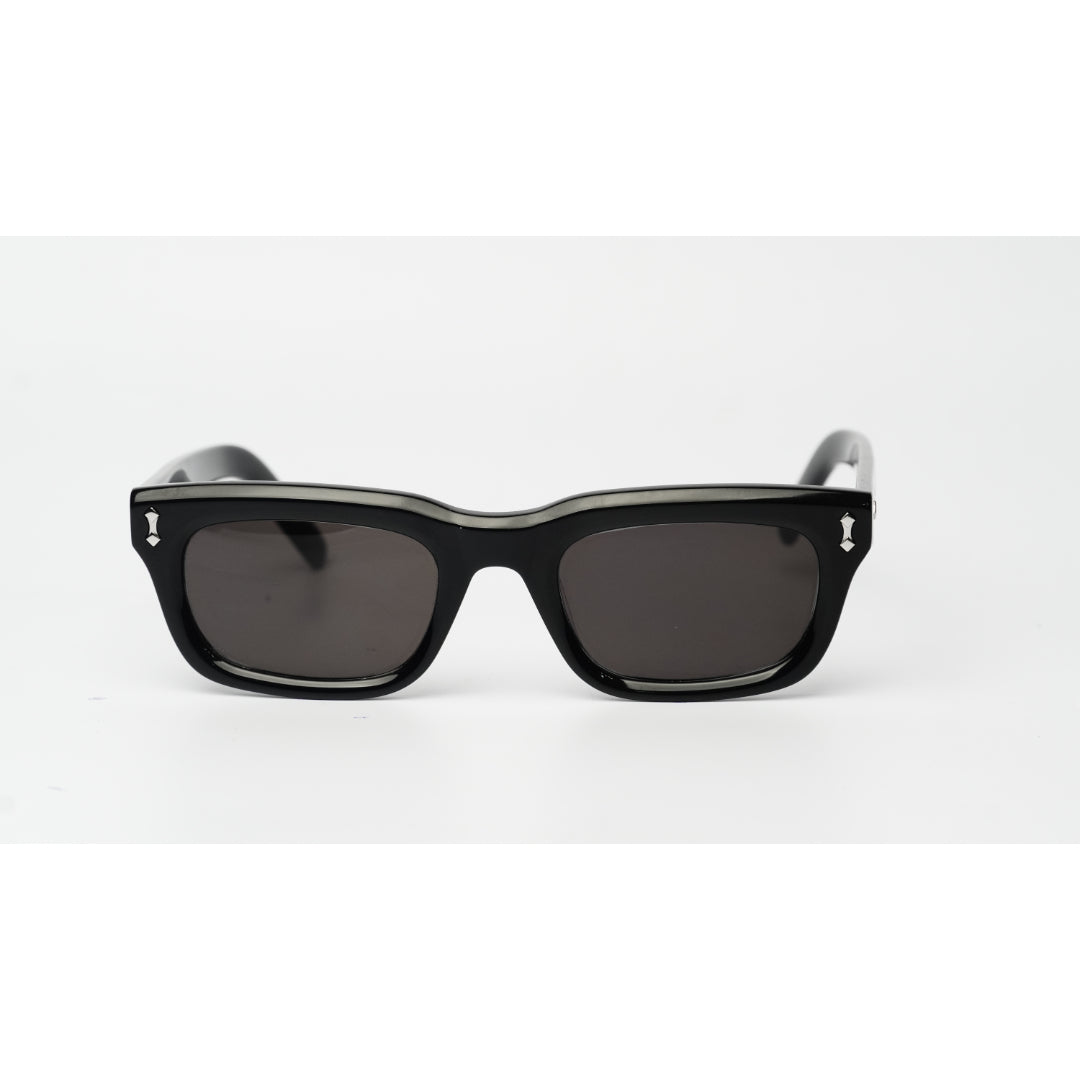 Gucci - GG1524S - Black - Silver - Acetate - Rectangle - Premium Sunglasses - Eyewear