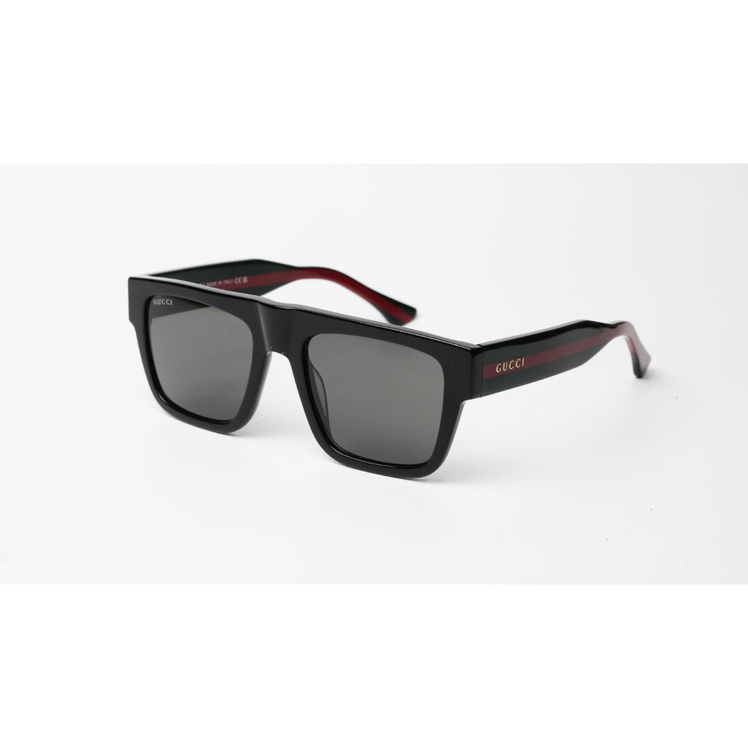 جوتشي - GG0340S - أخضر - أسيتات - مستطيل - نظارات شمسية فاخرة - نظارات طبية 