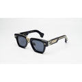 T HENRI - Maison Galactique - CO2 - Cosmic Twilight Blue - Silver - Golden - Acetate - Square - Premium Sunglasses