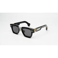 T HENRI - Maison Galactique - CO2 - Asteroid Silver - Golden - Black - Acetate - Square - Premium Sunglasses