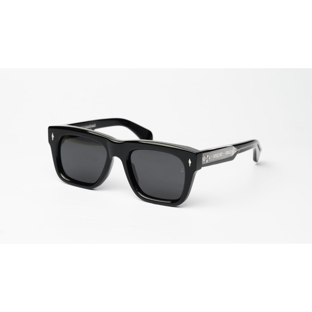 Jacques Marie Mage - CASH - Black Silver - Acetate - Square - Premium Sunglasses